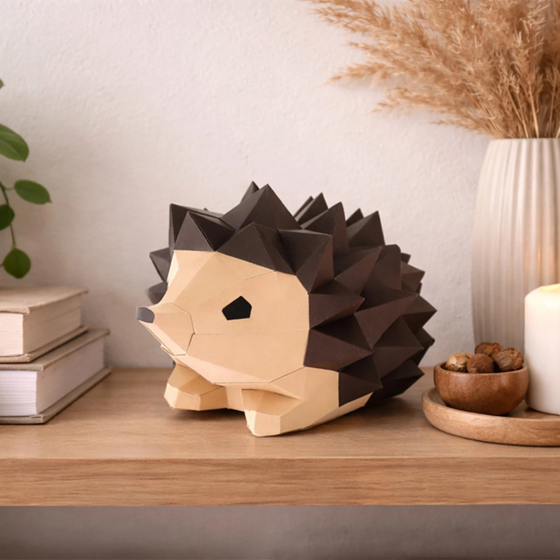Choupisson en papier en situation