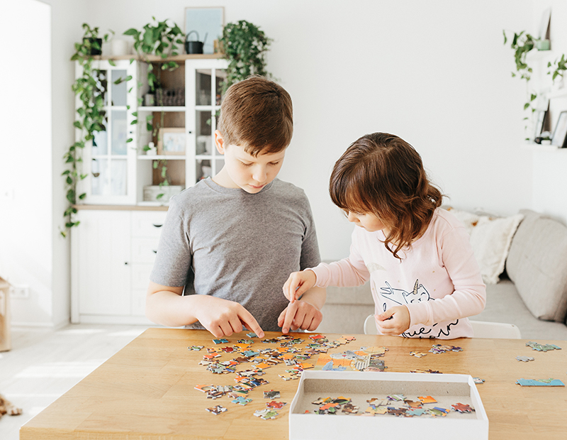 Puzzle en bois et carton pour les enfants de 1 à 6 ans - Blog Une